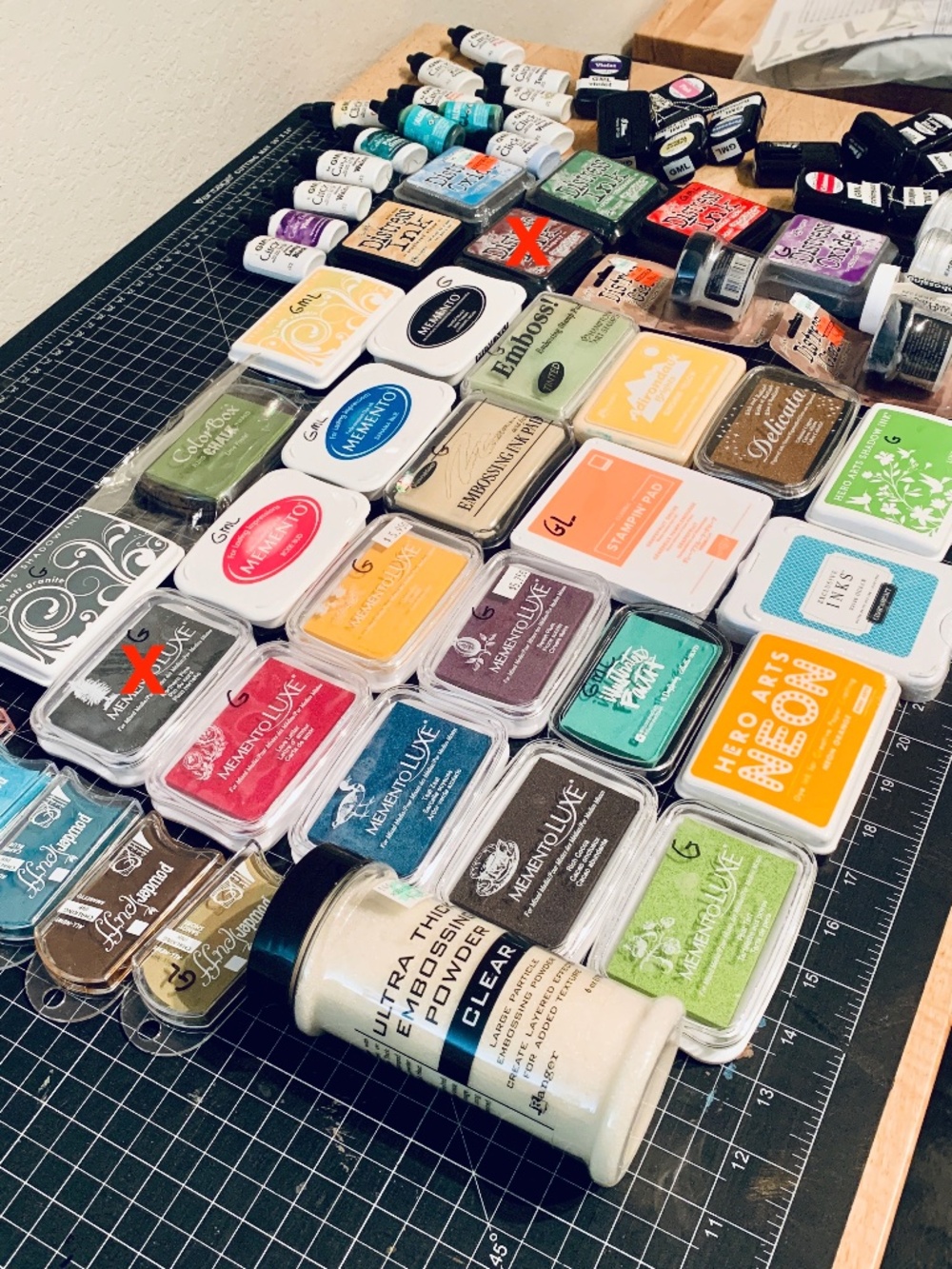 HUGE Lot of Stamp Pads - NEW and Like New